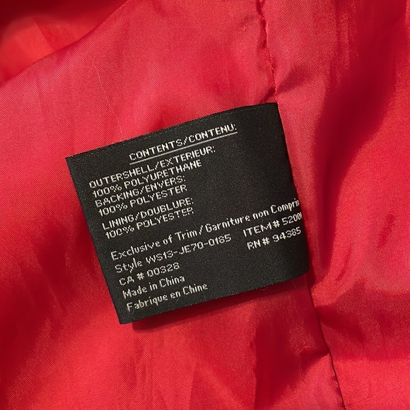 Jessica Red Raincoat - Picture 9 of 11